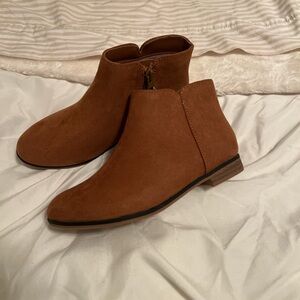 Cat & Jack Tan Suede Ankle Boots
